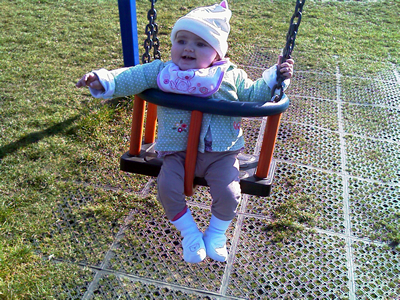 Jasmine on the swings